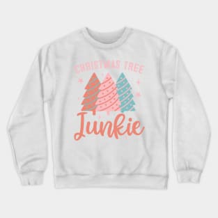 Christmas Tree  Junkie Crewneck Sweatshirt